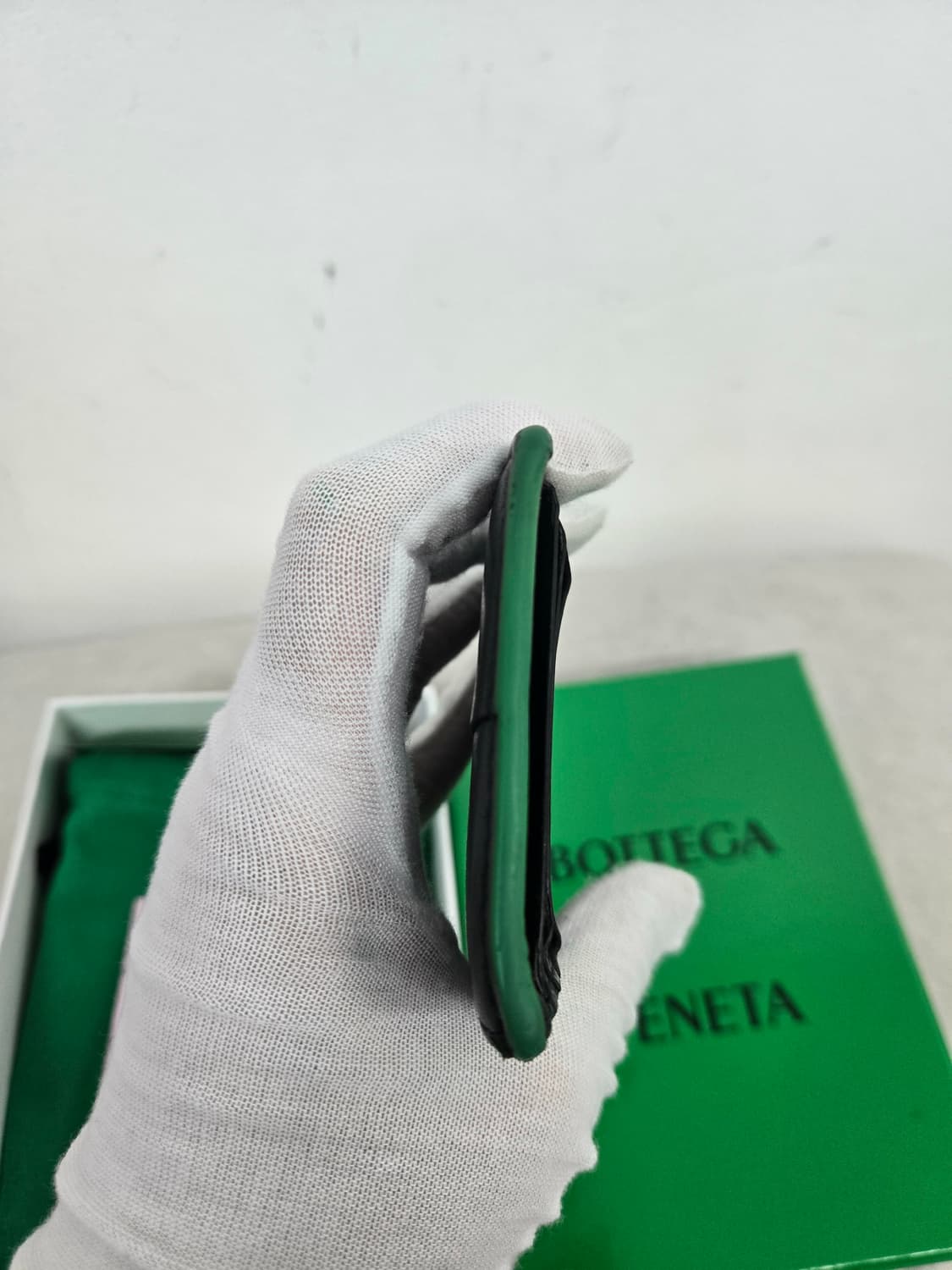 [보증서 정품] 보테가베네타 맵시 카드지갑 상품이미지1