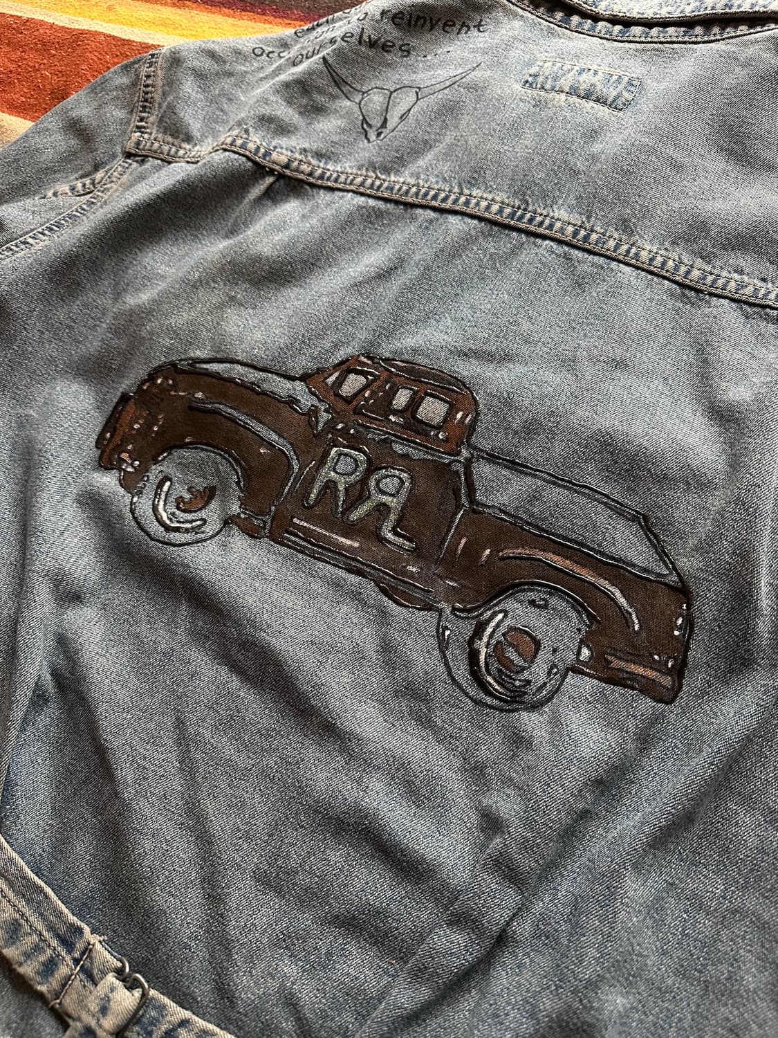 90s USA 빈티지 더블알엘 RRL 2세대 데님 자켓 상품이미지7