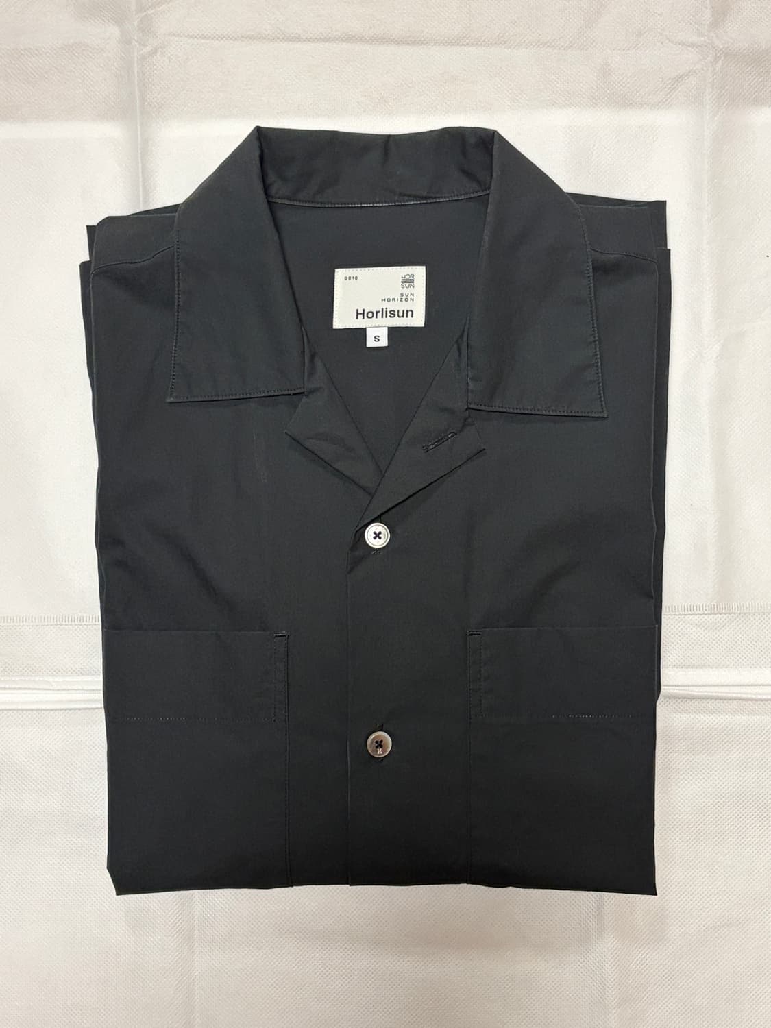 홀리선 조슈아 오픈 칼라 숏 슬리브 셔츠 판매합니다 ! 상품이미지8