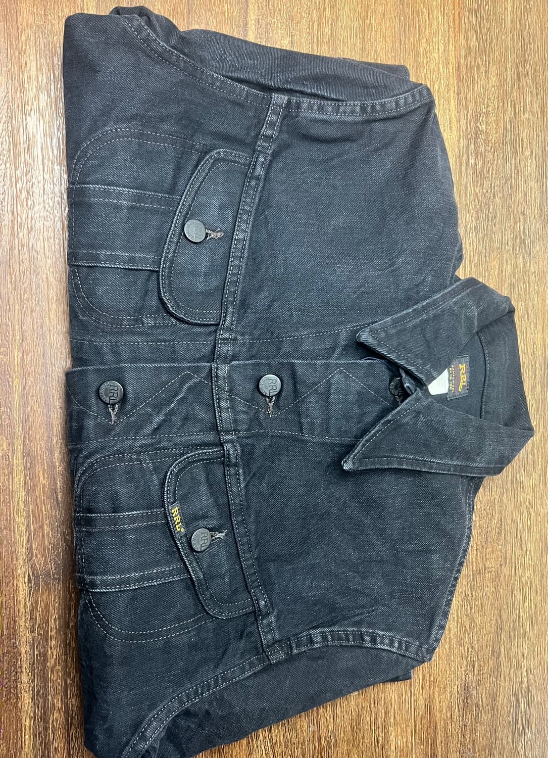 <새상품> Rrl lot271 블랙 m사이즈 상품이미지1