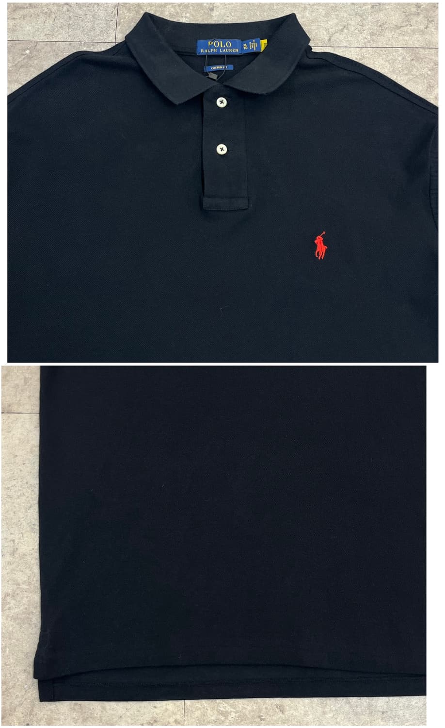 폴로 랄프로렌 반팔 카라티 블랙 XL #csz4057 상품이미지5