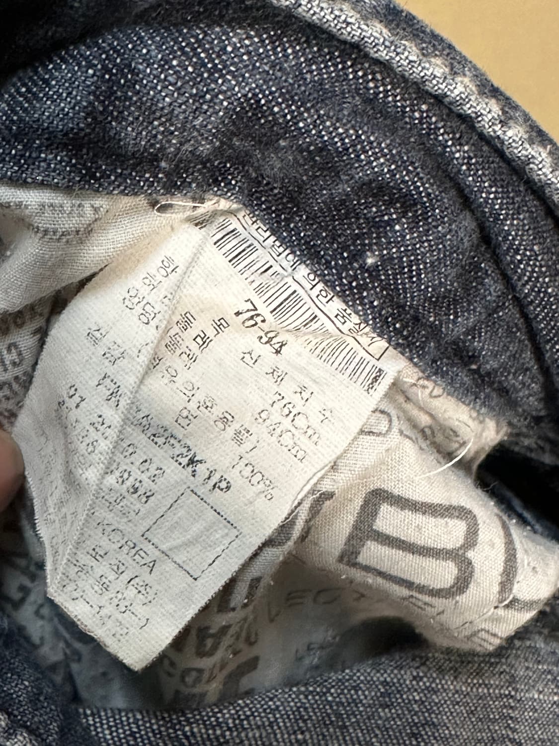 후부 90s 레트로 올드 힙합 팬츠 처분  상품이미지6