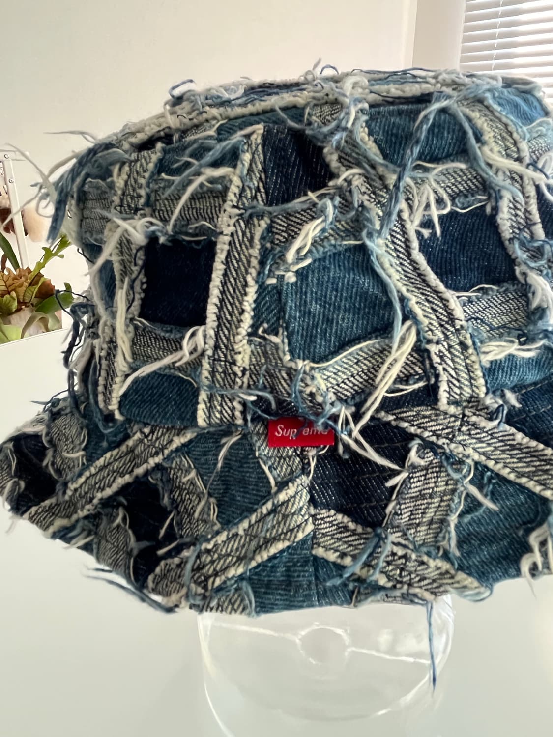 슈프림 프레이드 데님 버킷햇 M-L 상품이미지4