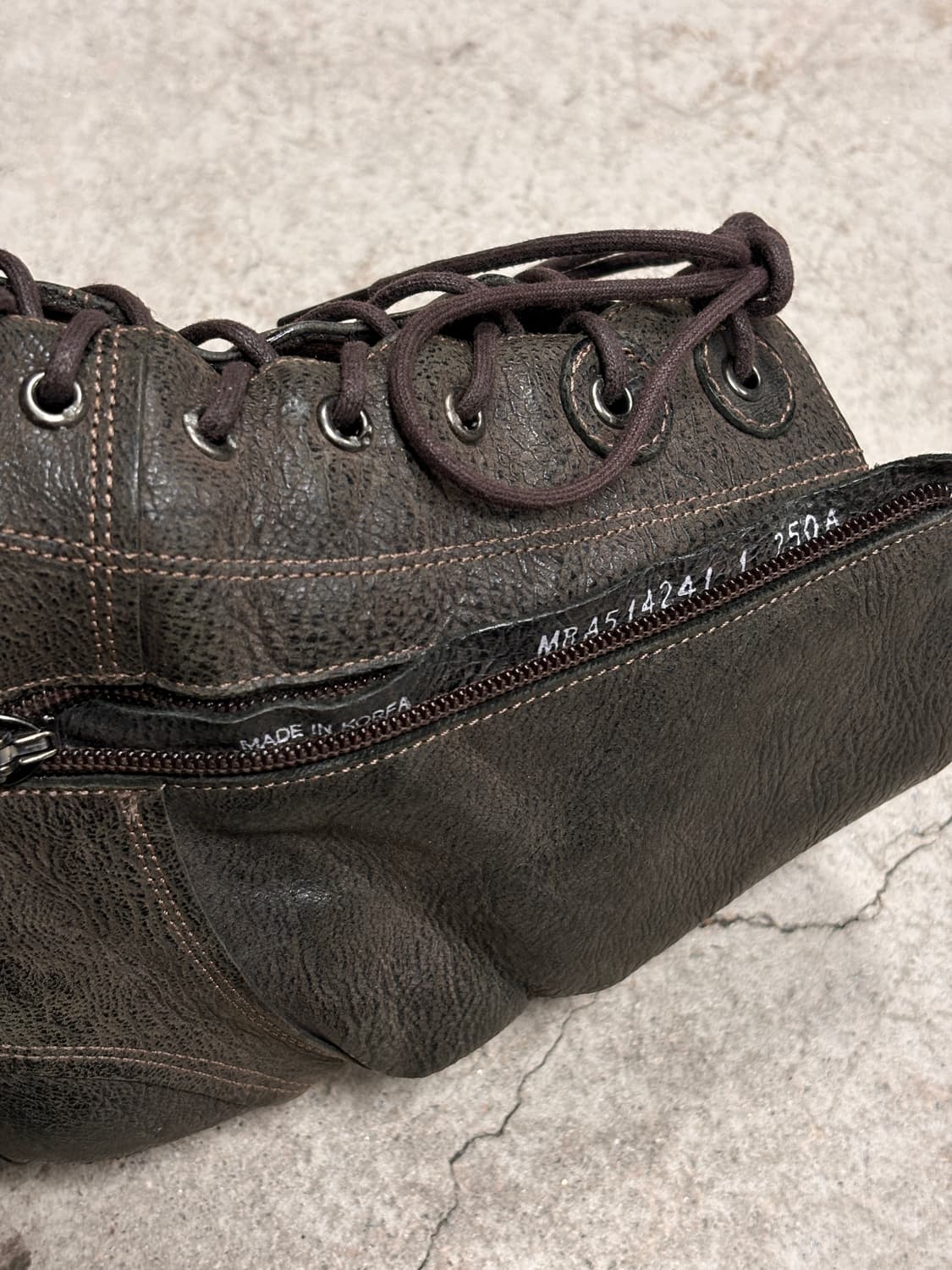 빈티지 레더 앵클부츠 상품이미지8