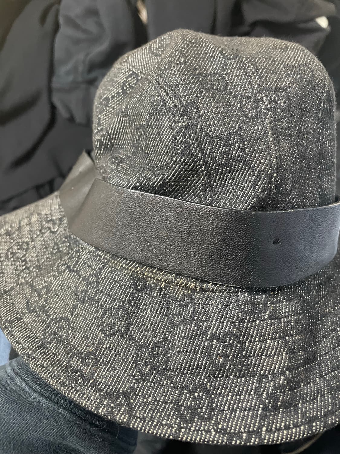 아카이브 구찌 데님벙거지 버킷햇 상품이미지3