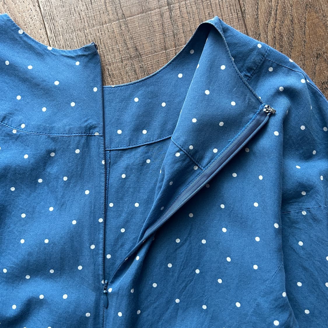Blue Dot Half Blouse 상품이미지8