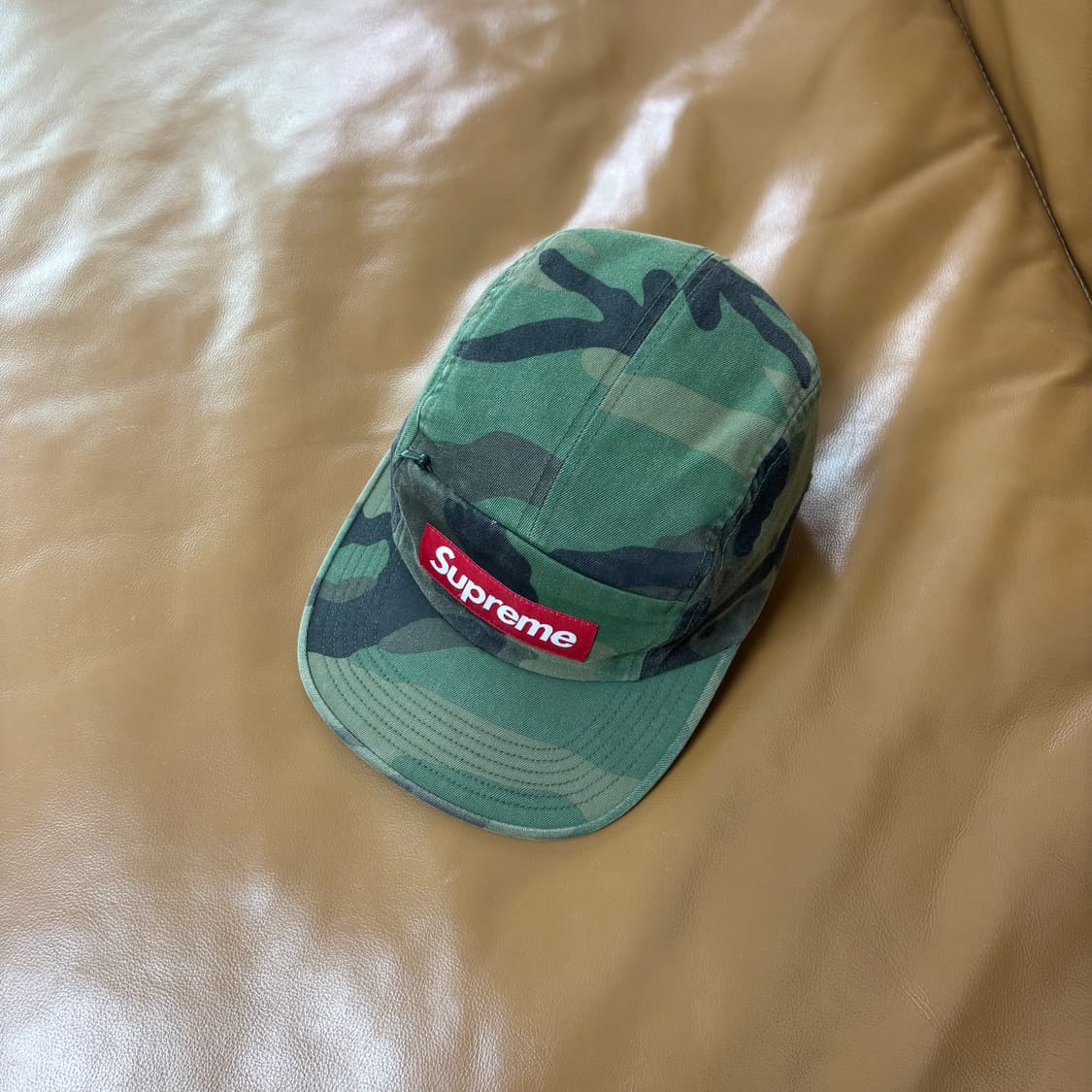 Supreme 슈프림 워시드 우드랜드 카모 캠프캡 모자 (Camo) 상품이미지5