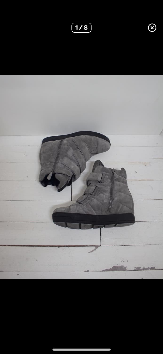 prada suede strap high sneakers 상품이미지1