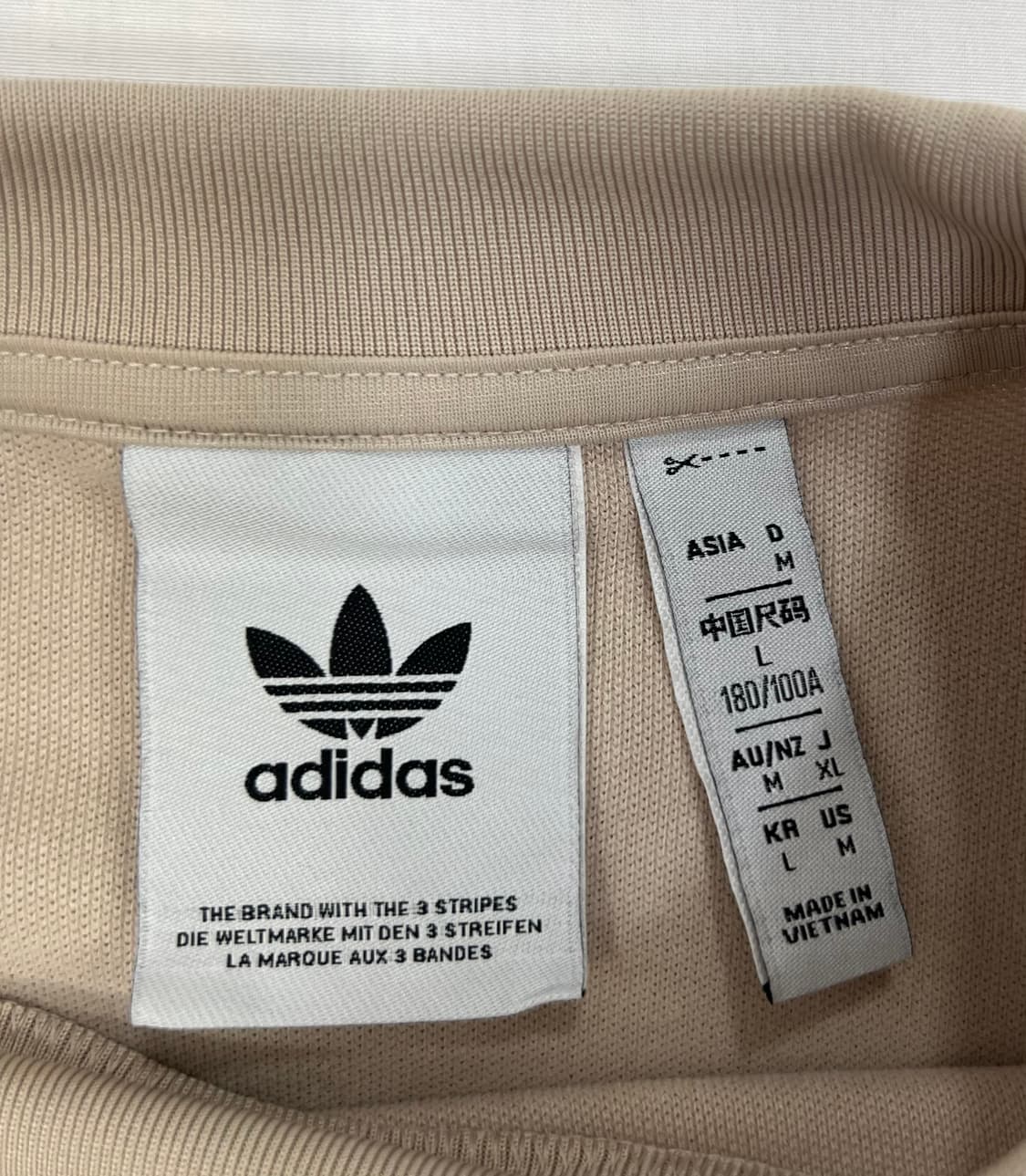 아디다스 삼선 맨투맨 베이지 L 상품이미지6