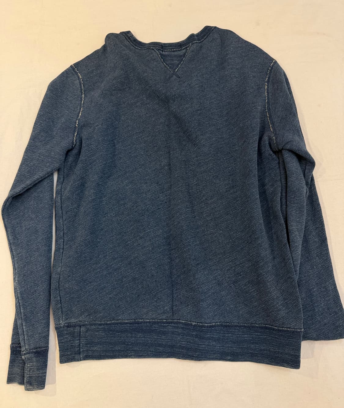 폴로 랄프로렌 인디고 워싱 프렌치 테리 스웻셔츠 맨투맨 블루 상품이미지3