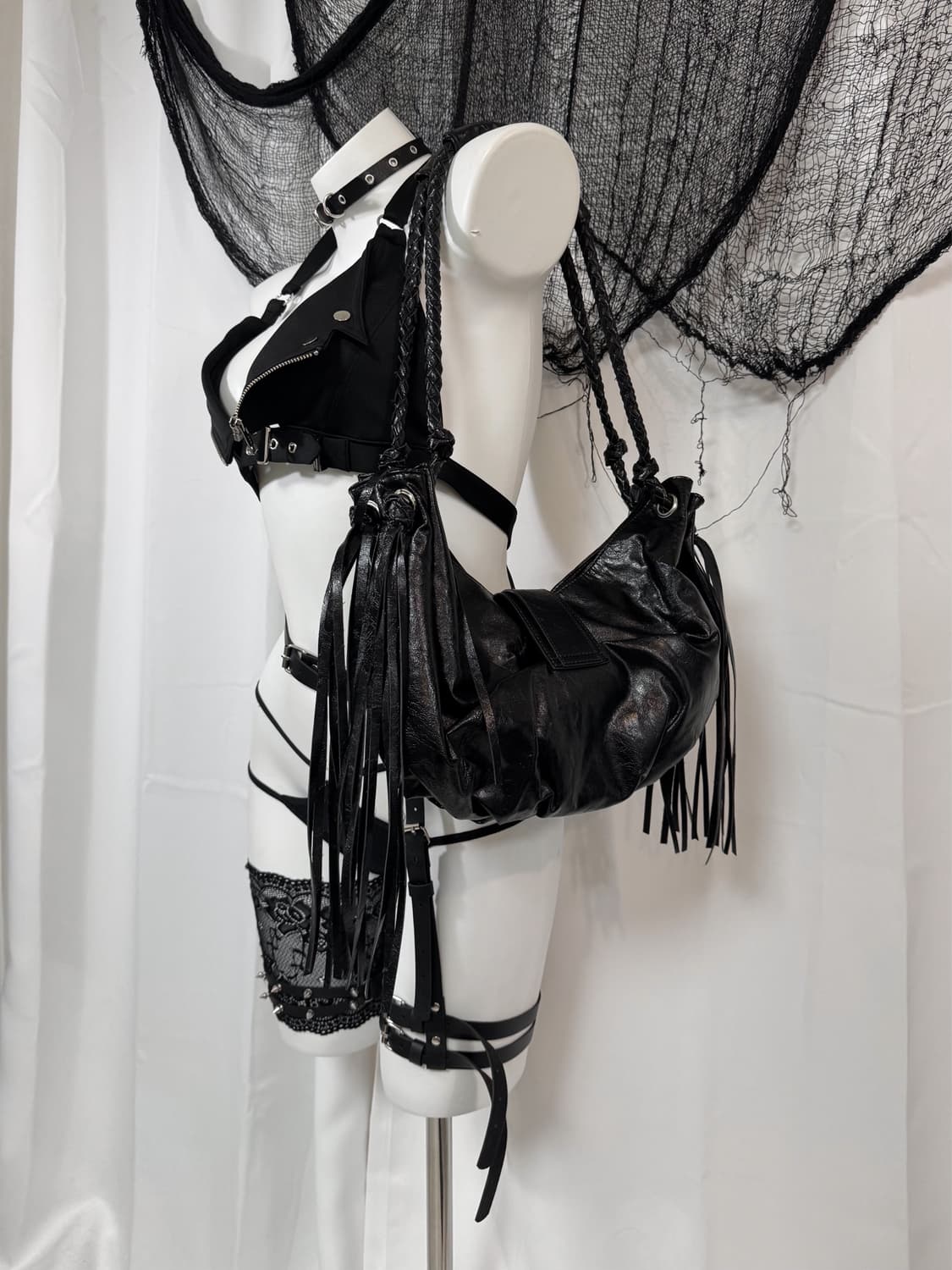 euct belt shirred tassel bag 상품이미지3