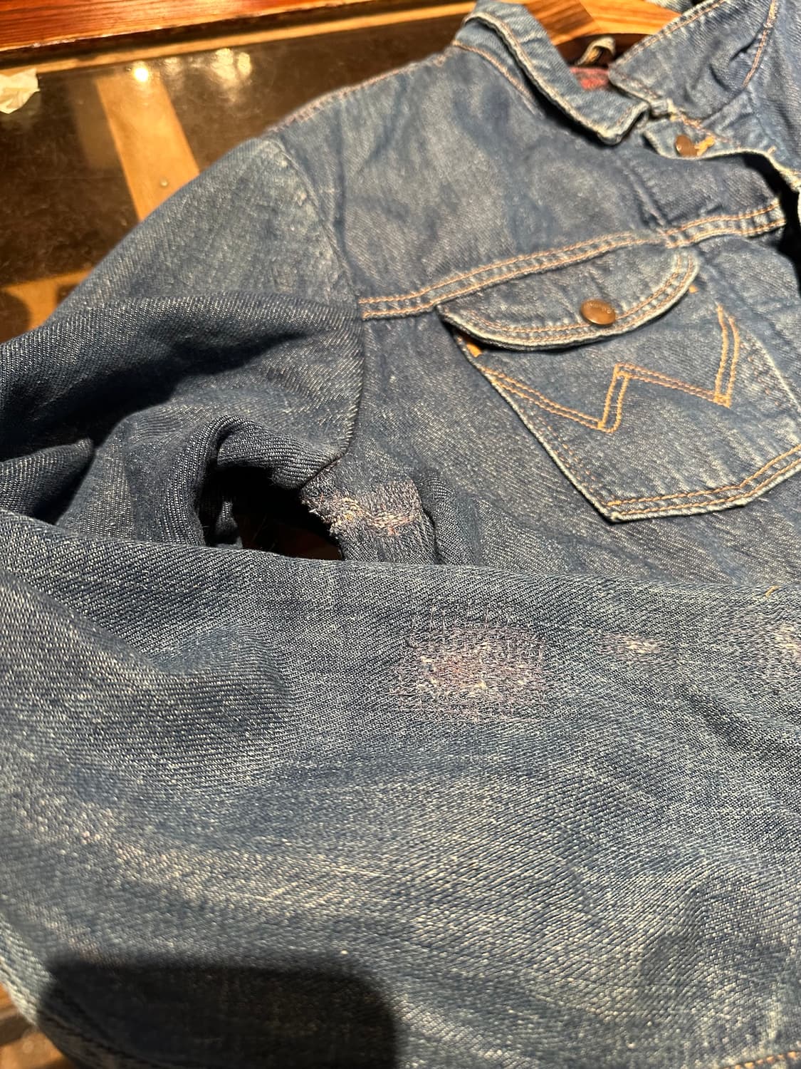 70s USA 빈티지 랭글러 20MJ 데님 자켓 124MJ 상품이미지7