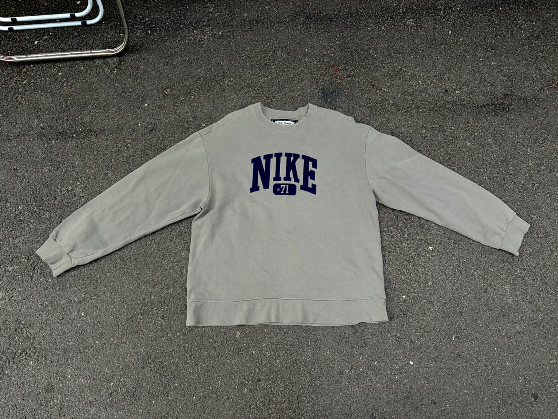 90s 나이키 올드스쿨 센터 로고 빅로고 자수 맨투맨 스웻셔츠 L 상품이미지2