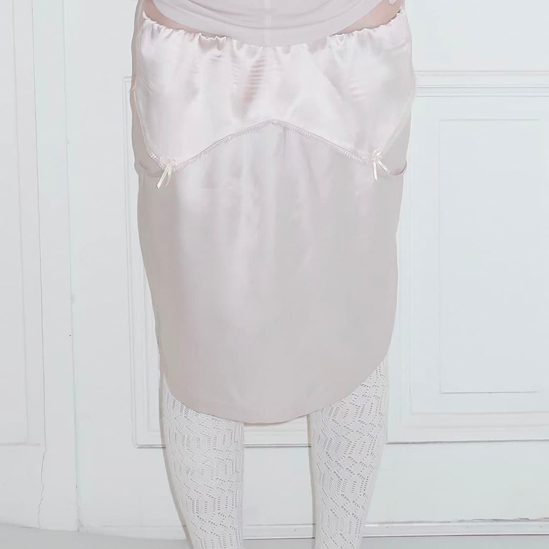 디자이너 브랜드 핑크 미니 스커트 상품이미지3