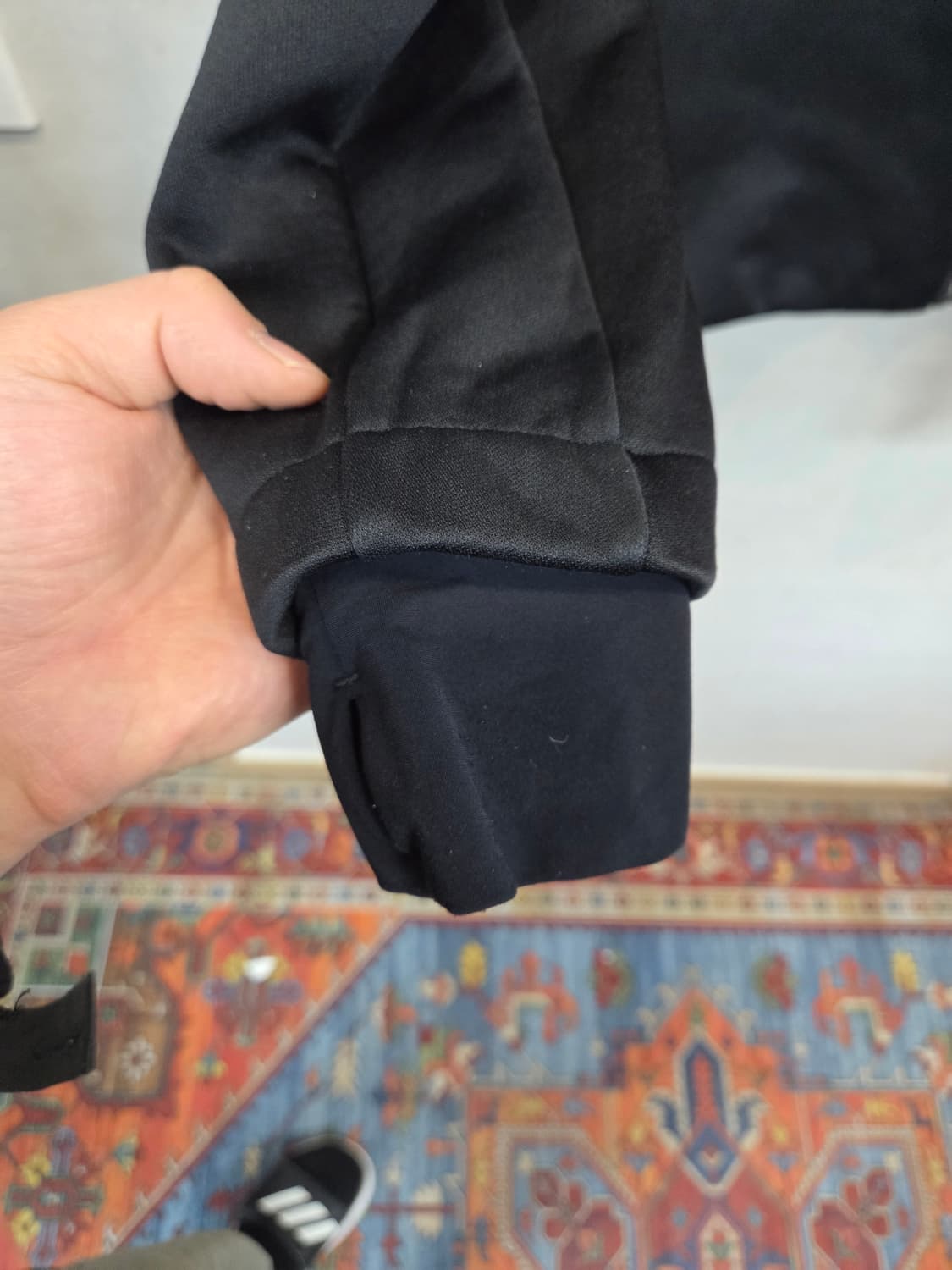 스파이더 체스트 로고 안감기모 기능성 후드집업 m 상품이미지6