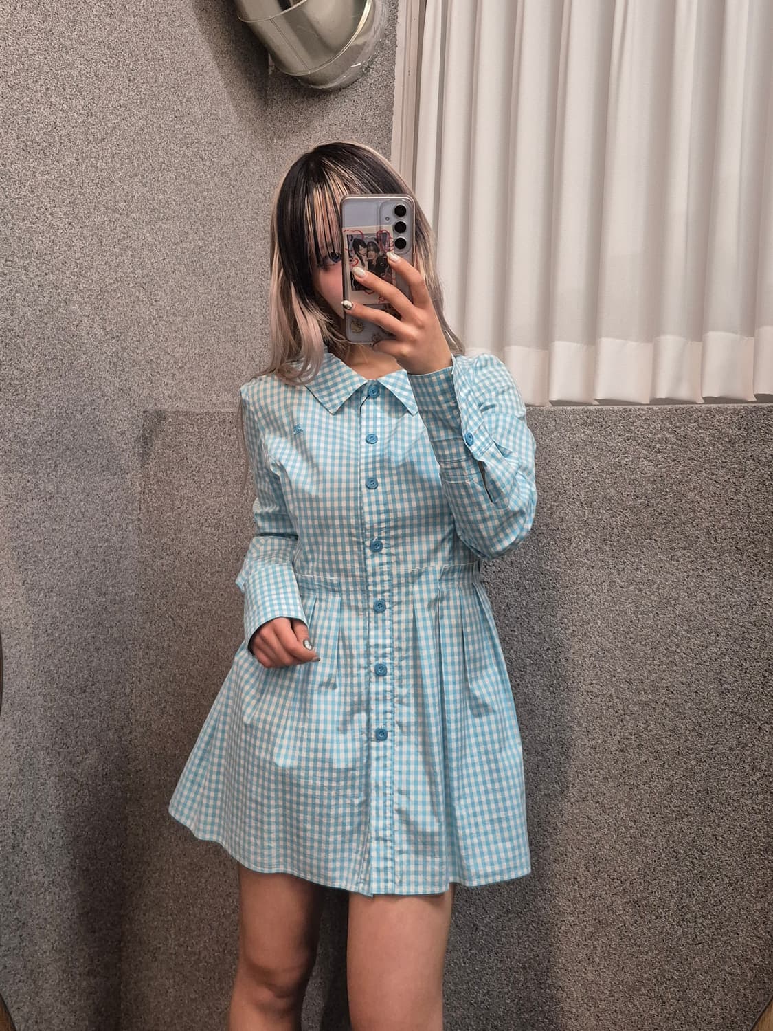 COURREGES CHECK DRESS 상품이미지1