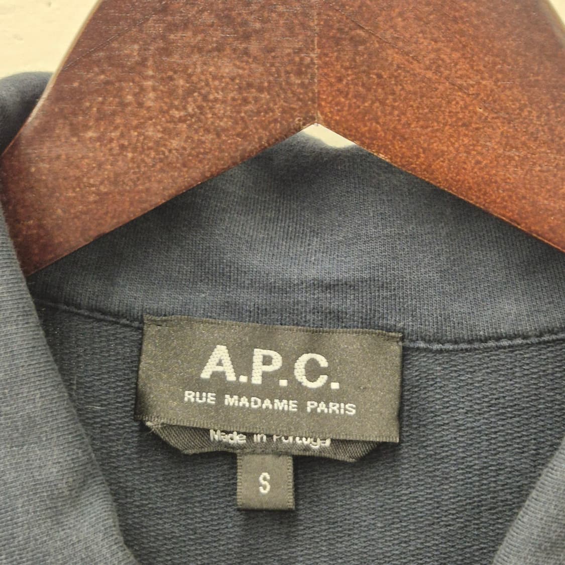 A.P.C. 반팔 카라티 네이비 S 상품이미지6
