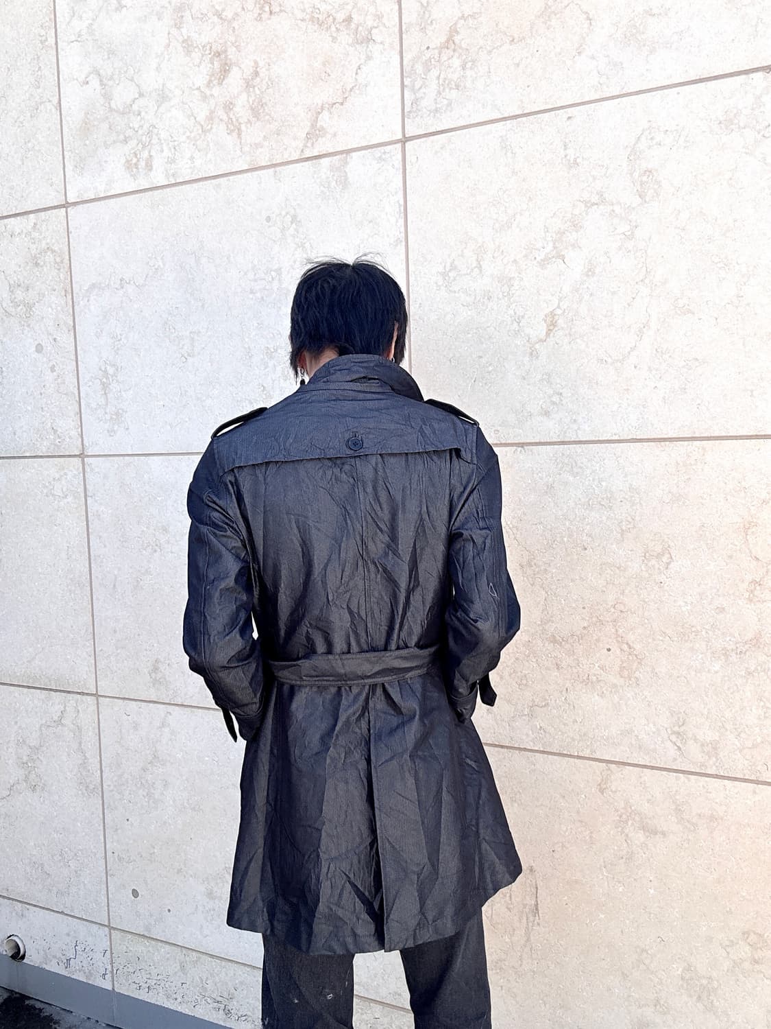Stone Washed Chic Mood Coat Jacket 상품이미지2