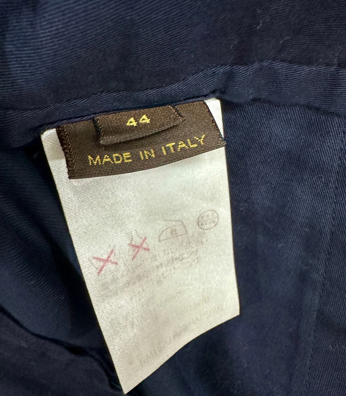 루이비통 네이비 코튼 치노 팬츠 44 상품이미지6