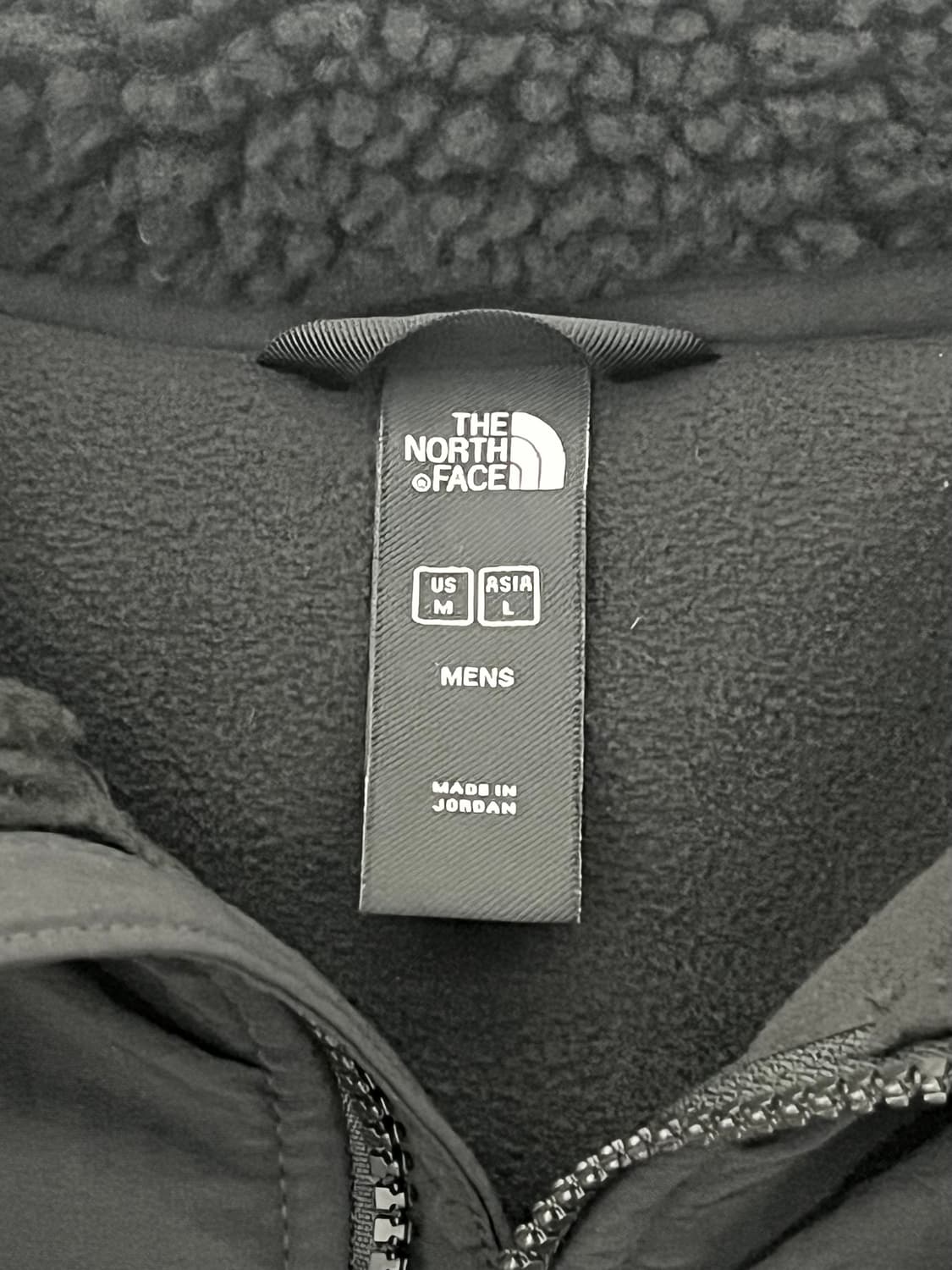 새상품 노스페이스 뽀글이 반집업 양털 하프집업 100 L 블랙 후리스 상품이미지4