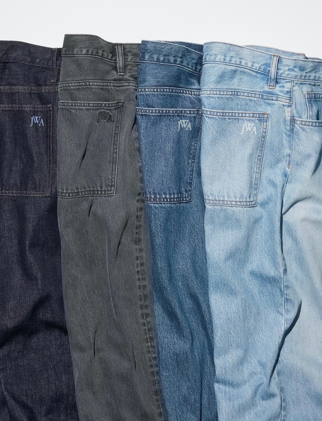 유니클로 jwa 스트레이트진 MEN 30 사이즈 - 블루(연청) 상품이미지3