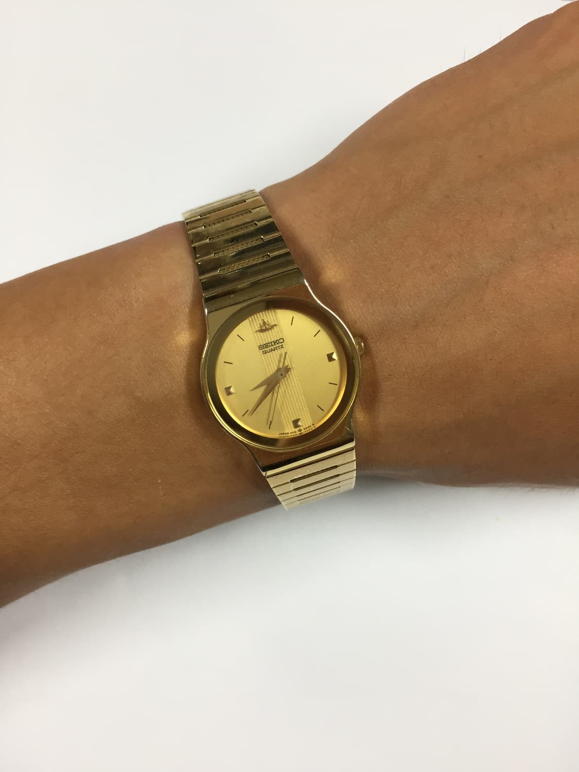 90s seiko quatz gold dress watch 상품이미지3