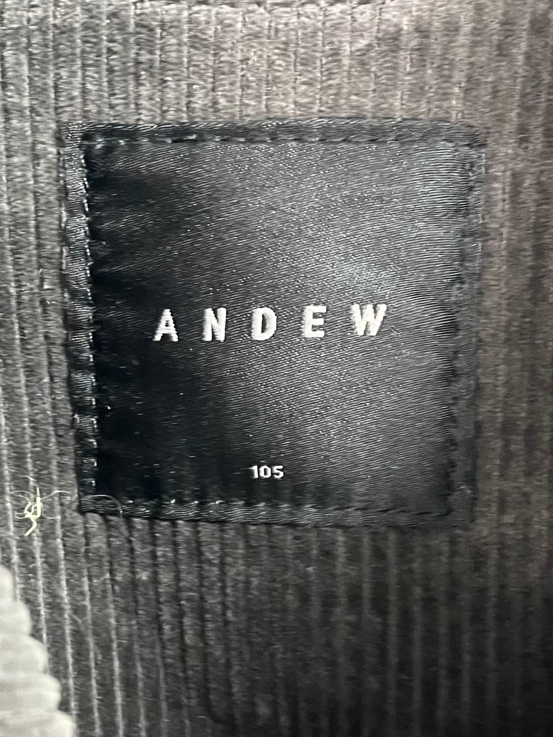 (새상품) 앤듀 코듀로이 트러커 자켓 (on.22) 상품이미지6