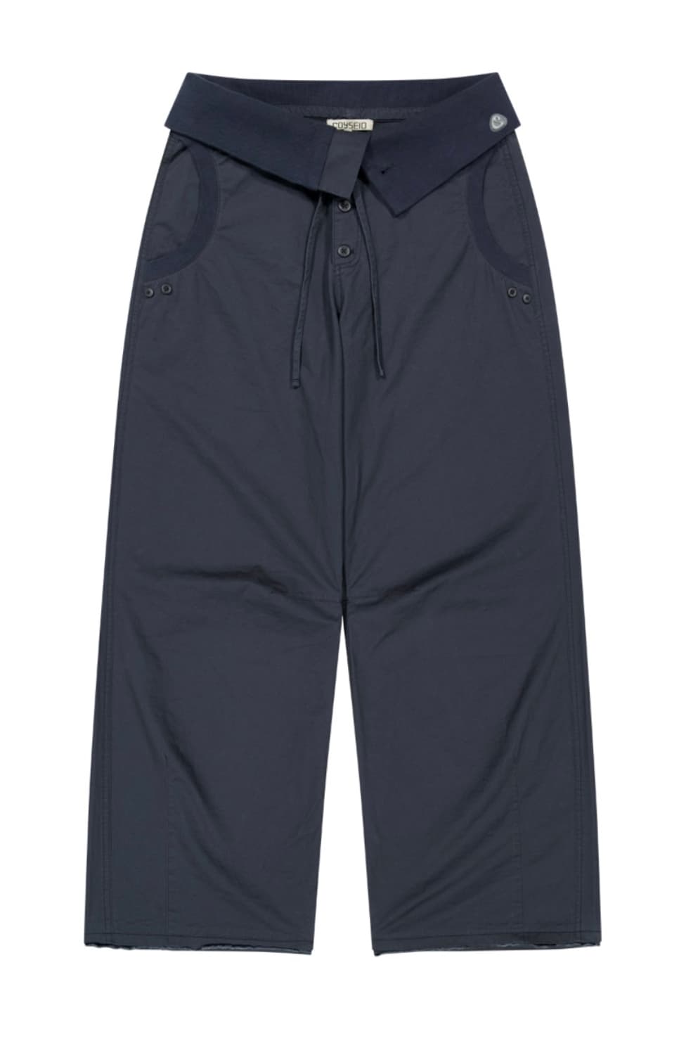 코이세이오 FLOW FOLD PANTS NAVY 상품이미지1