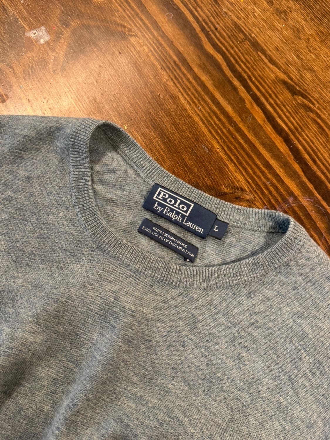 폴로 랄프로렌 메리노울 니트 100 상품이미지6