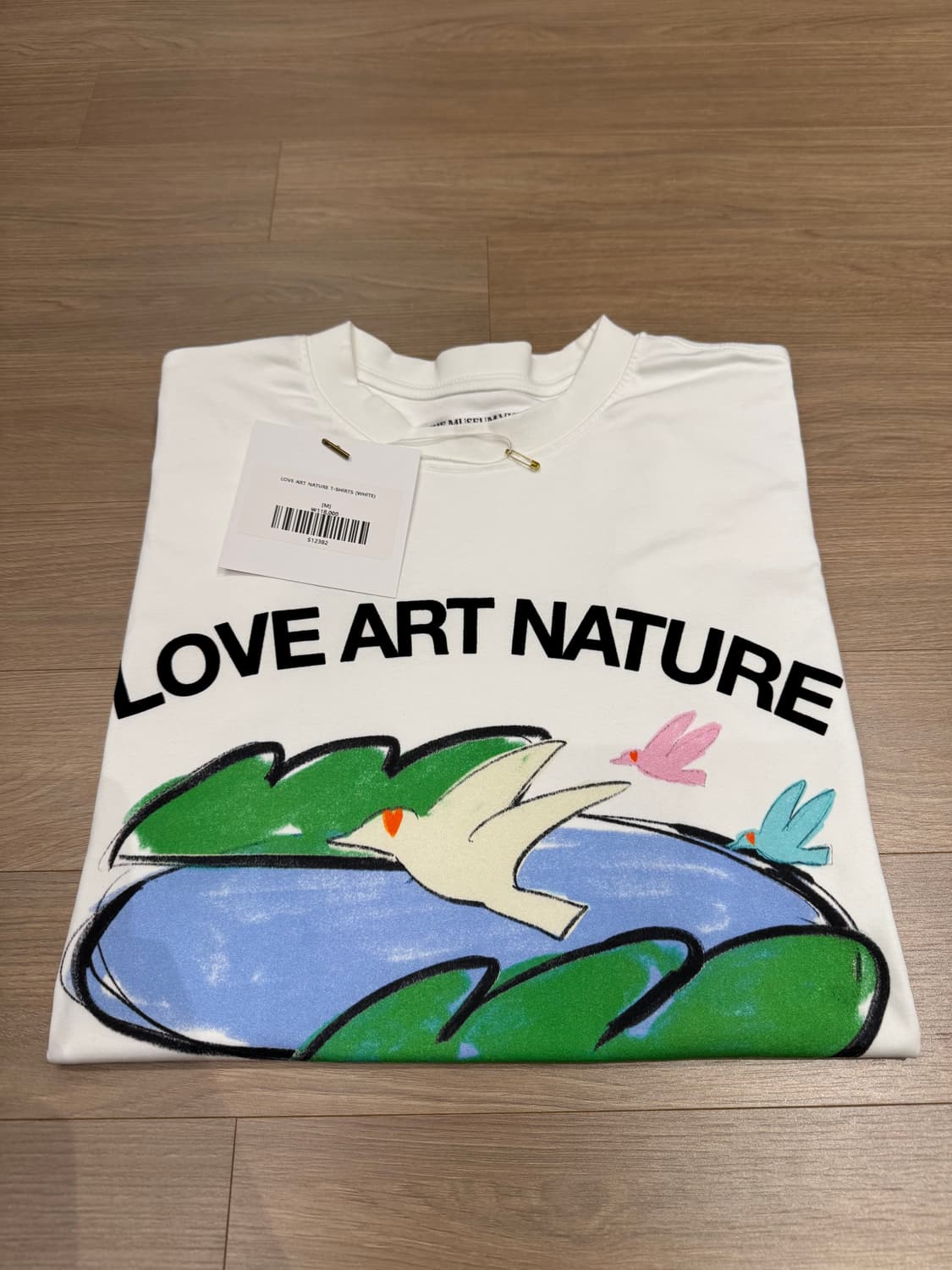더뮤지엄비지터 LOVE ART NATURE 티셔츠 화이트 상품이미지3