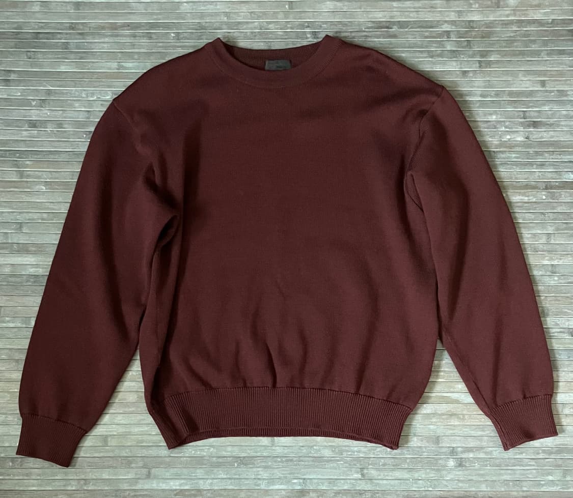 A.A.R burgundy cropped knit 상품이미지1