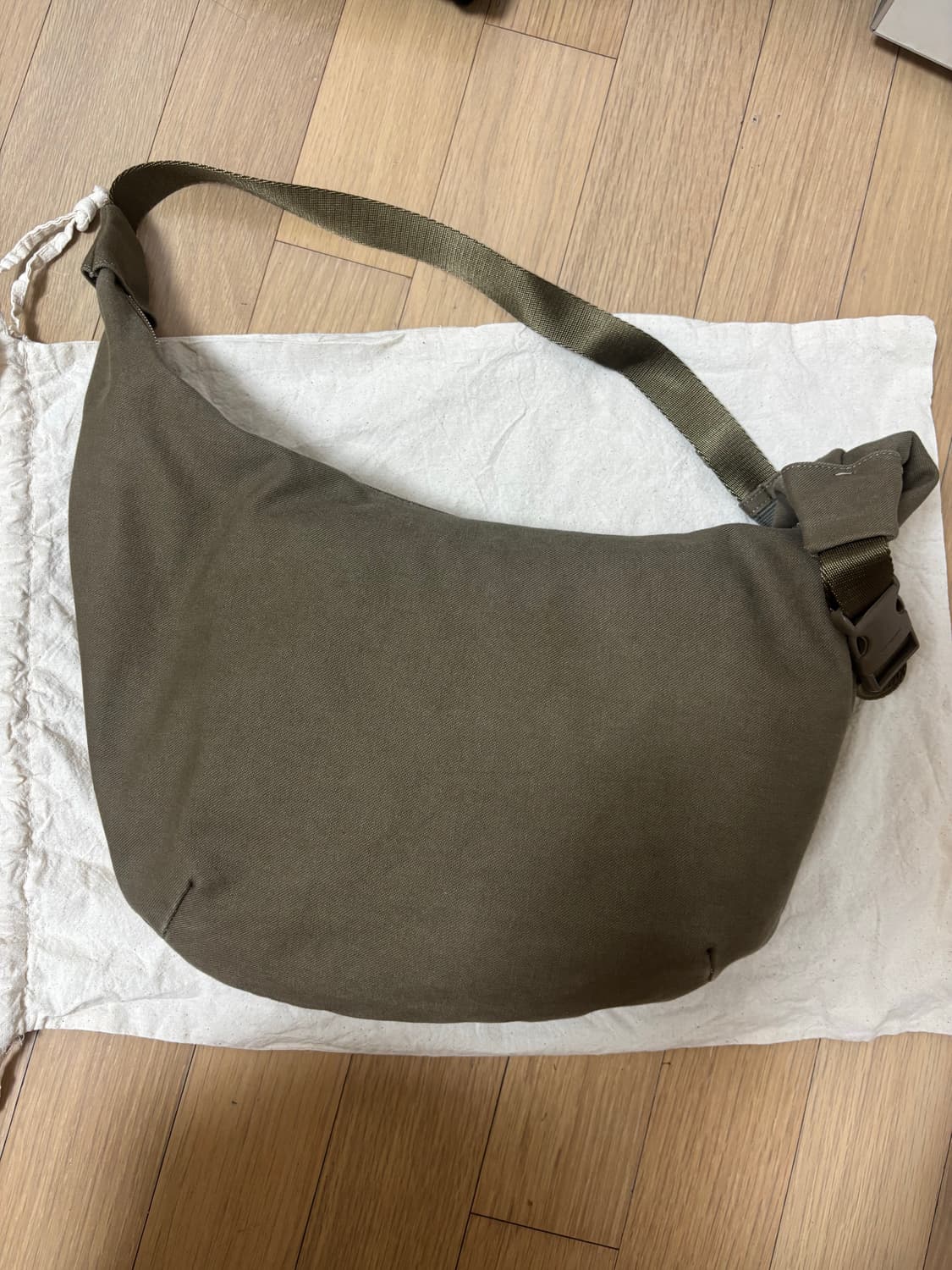 미닛뮤트 클로웨이스트 워싱카키 라지 상품이미지3