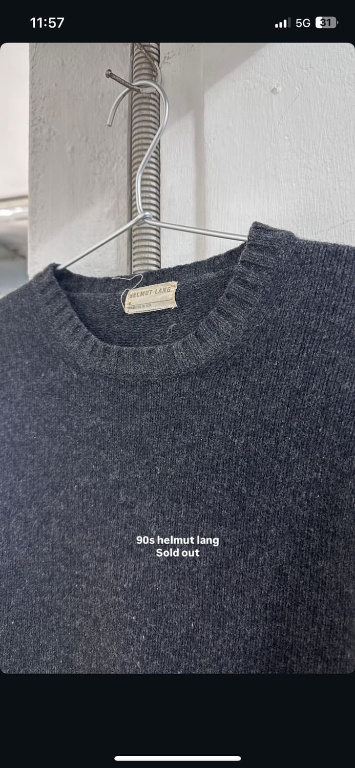 헬무트랭 니트 M사이즈 상품이미지4