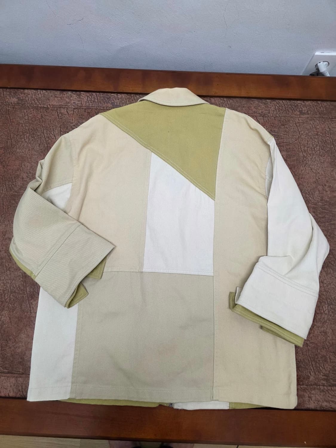 자라 패치워크 개버딘 재킷 M 상품이미지7