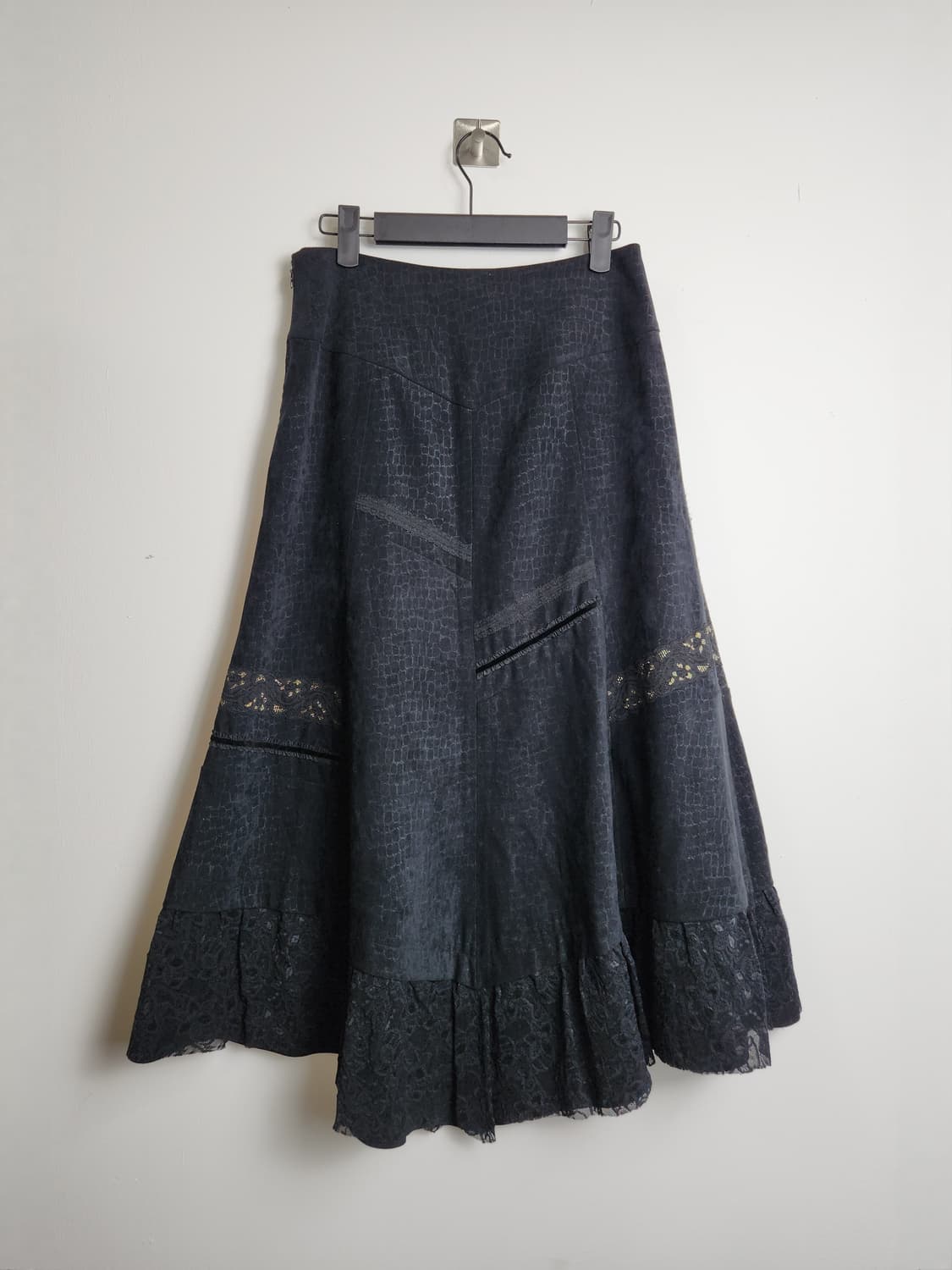 레이스 자수 롱 스커트 상품이미지6