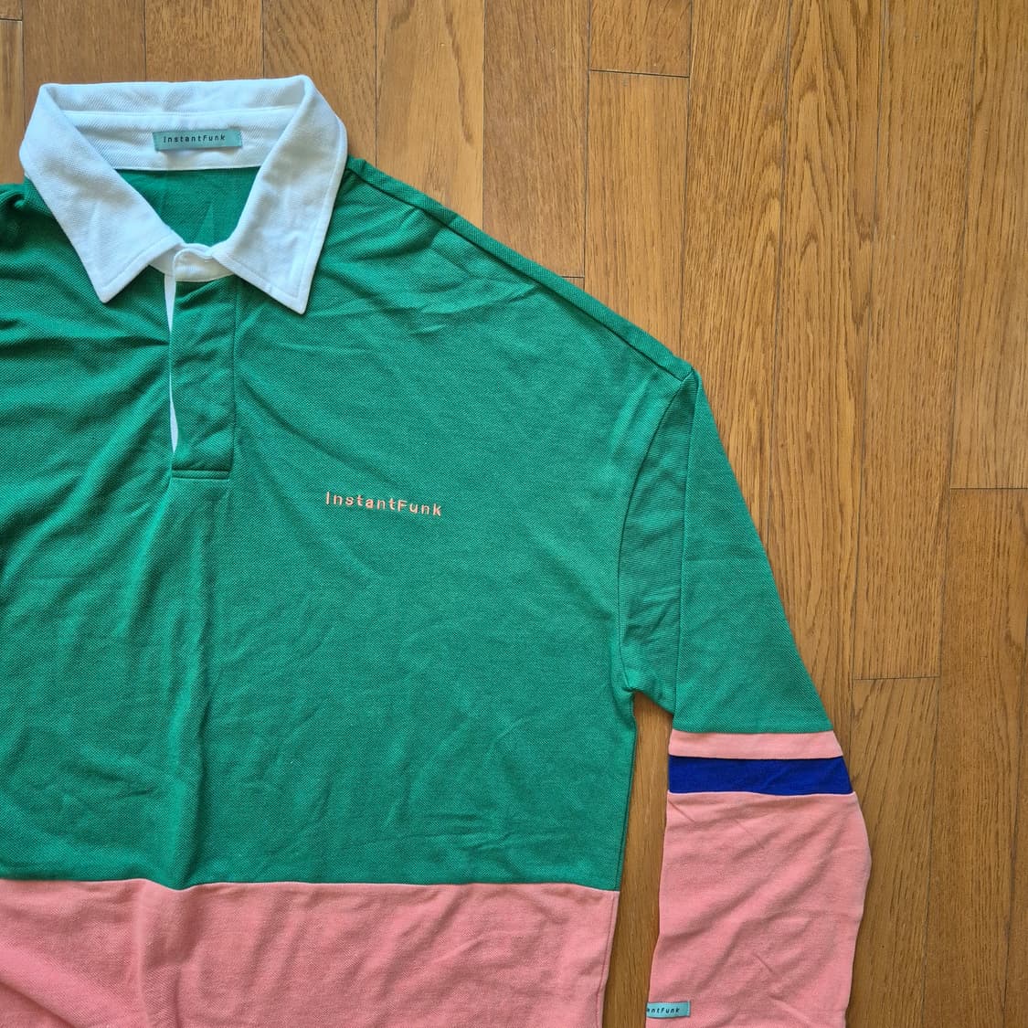 [0] 인스턴트펑크 instant funk 럭비 피케 롱슬리브 셔츠 상품이미지2