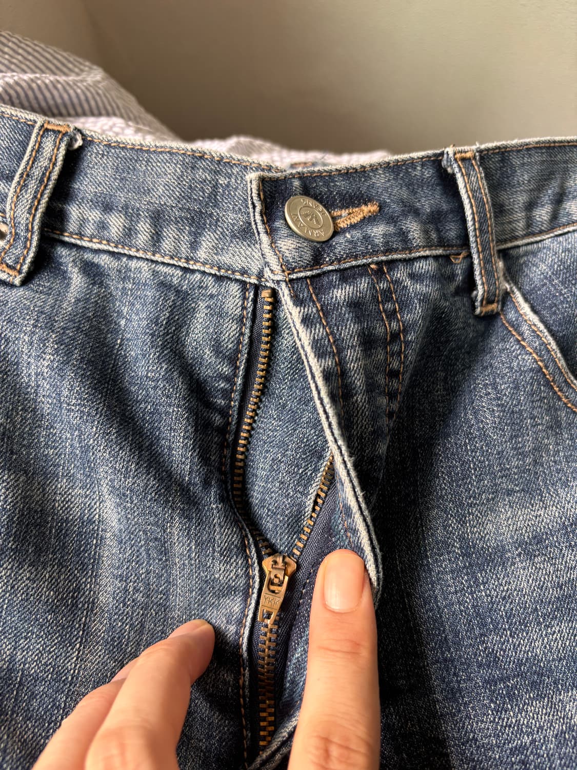 Made in Italy 빈티지,단종된 Armani Jeans 리얼페이딩 상품이미지9