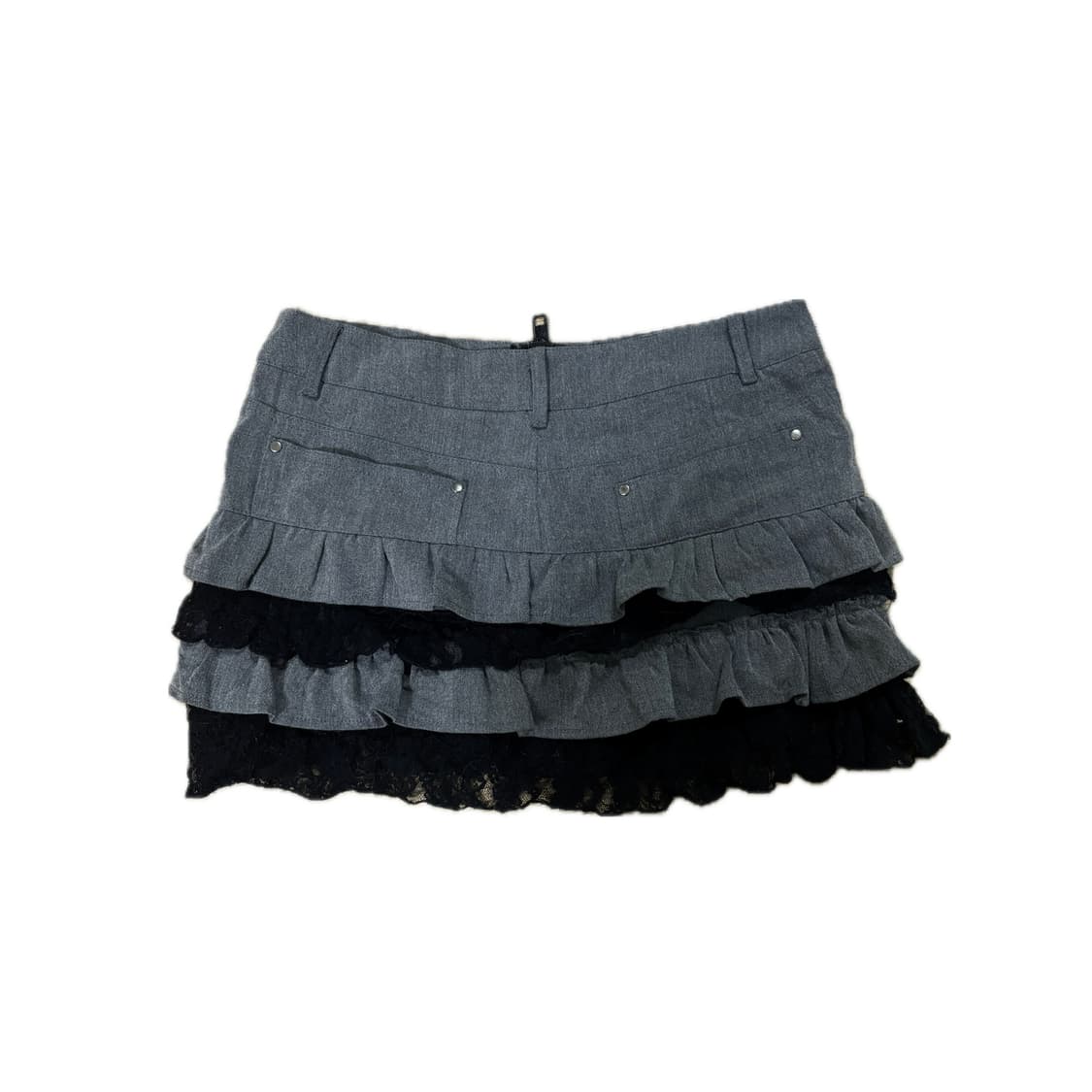 Gray lace  skirt 상품이미지2