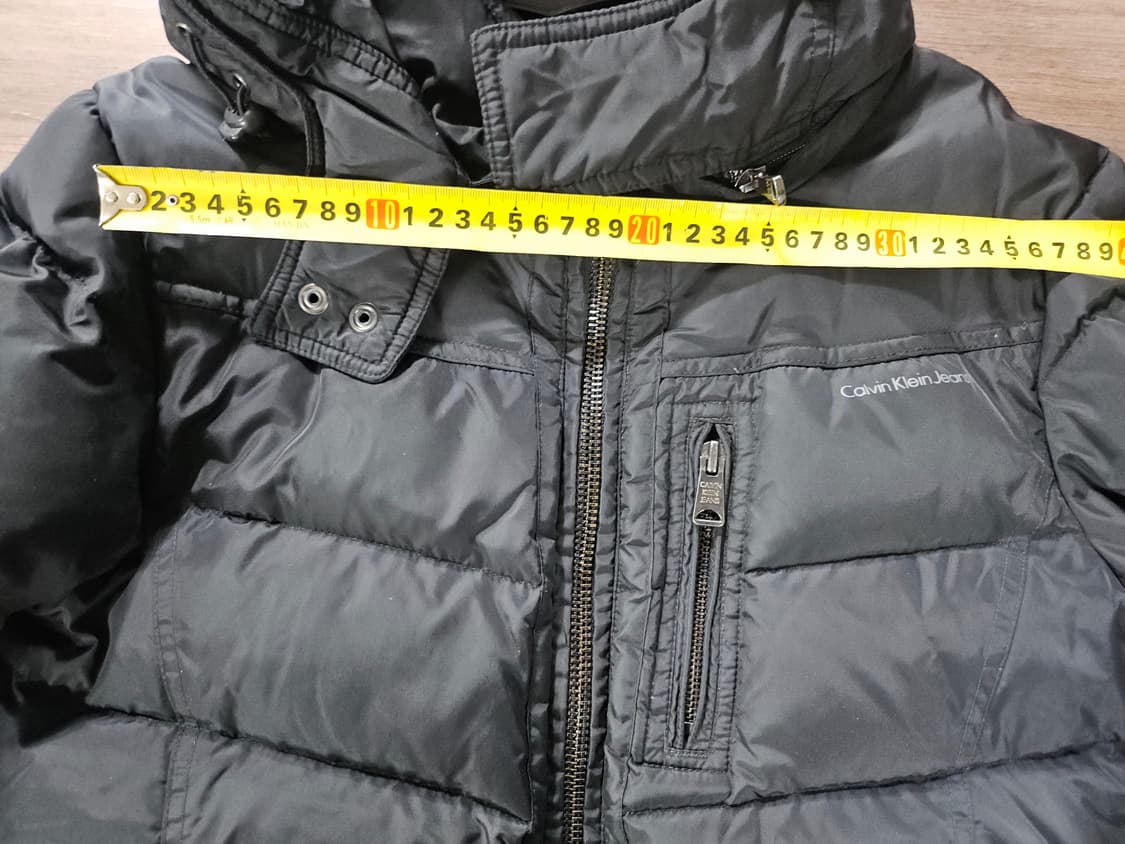 캘빈클라인 블랙 후드 패딩 점퍼 S 상품이미지7