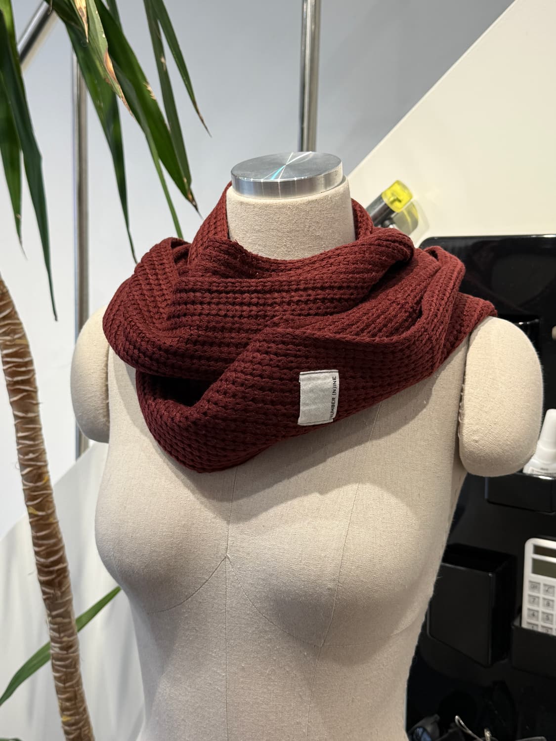 NUMBER (N)INE 넘버나인 원형 머플러 상품이미지2