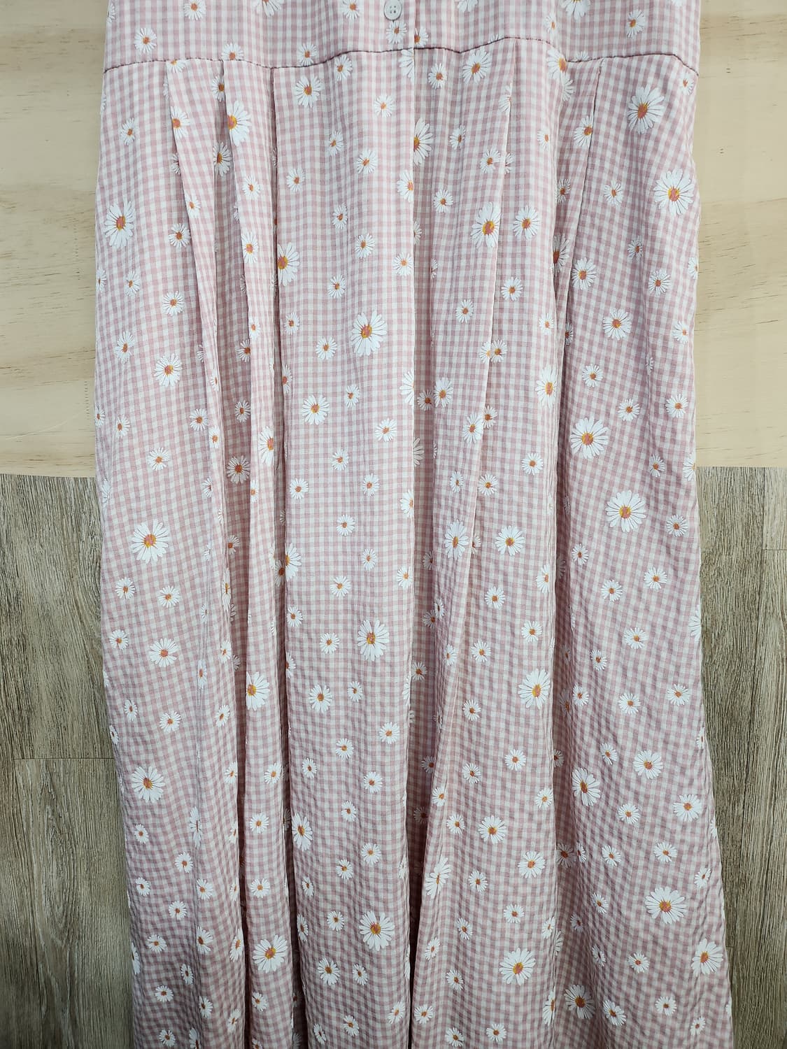 528) 데이지 무늬 반팔 롱원피스 상품이미지4