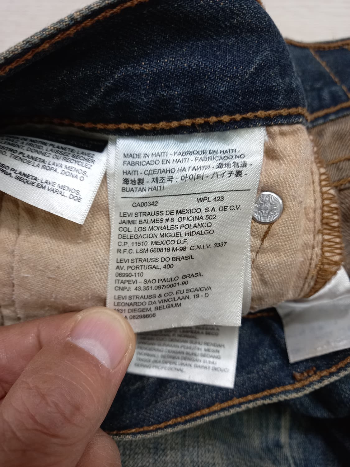 30 리바이스501 Haiti 녹워싱 일자진 30-137 상품이미지8