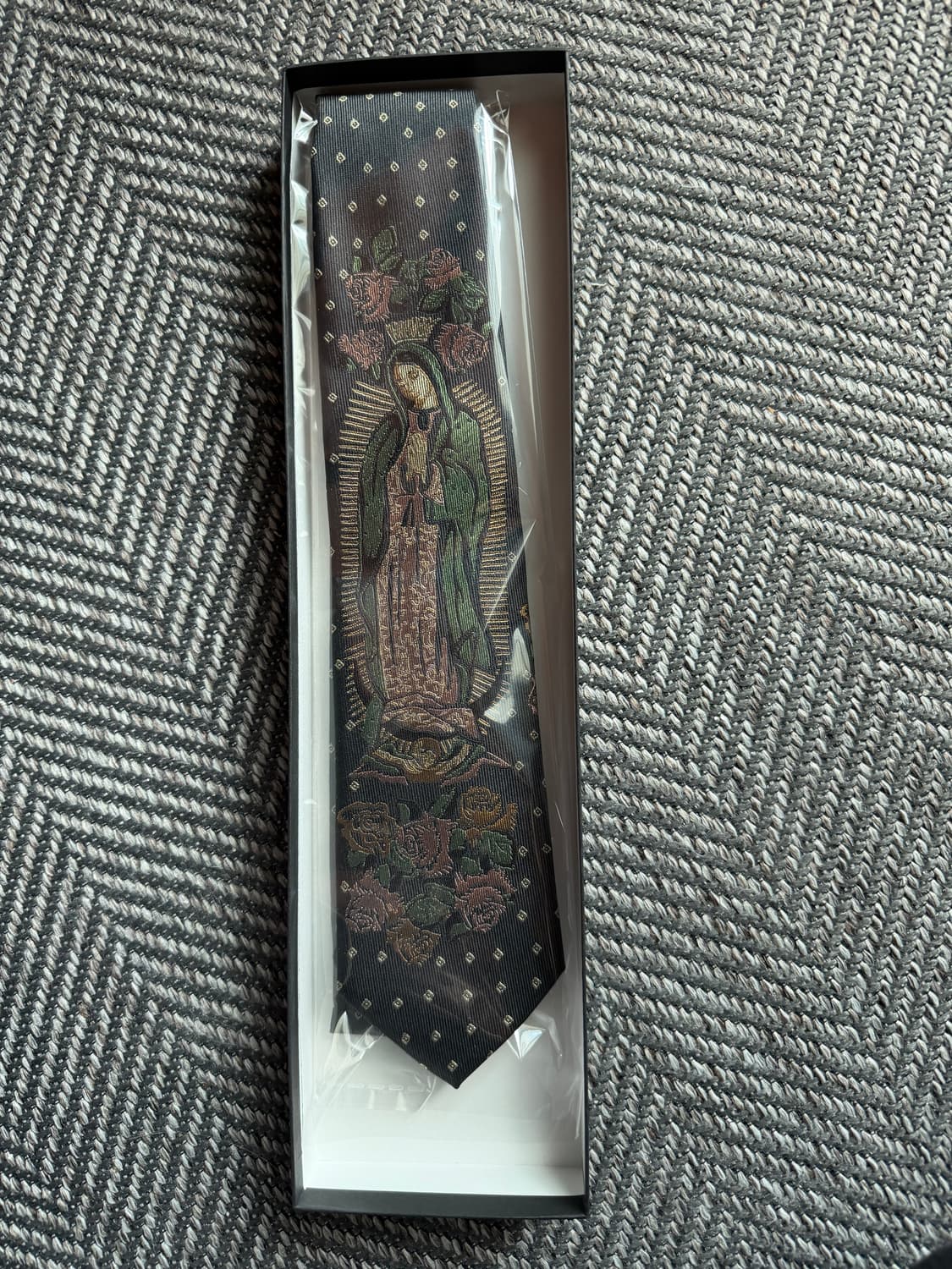  Kapital Silk Twill Maria Tie Black 상품이미지3