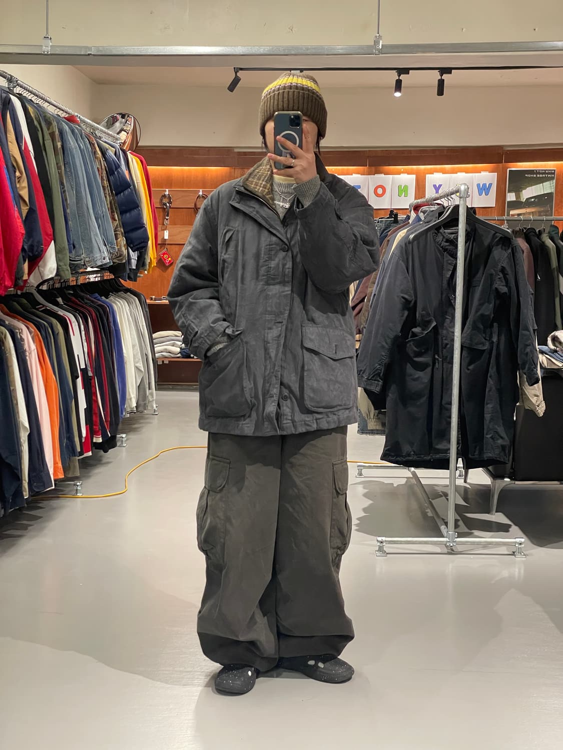 빈티지 스웨이드 헌팅 자켓 (내피 분리 가능) 상품이미지3