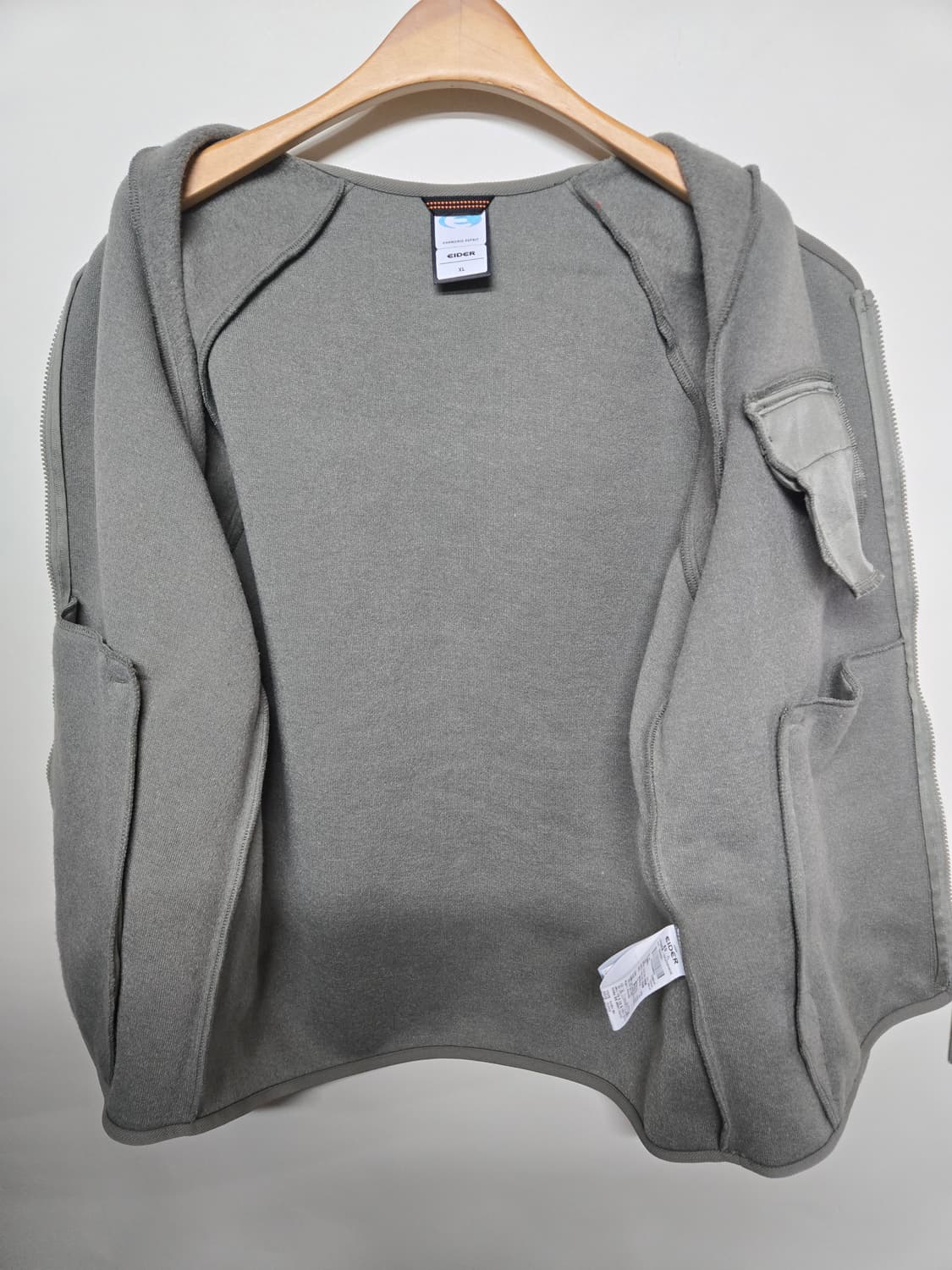 아이더 남녀공용 울리스UNI 가디건 자켓 집업 점퍼 XL 상품이미지3