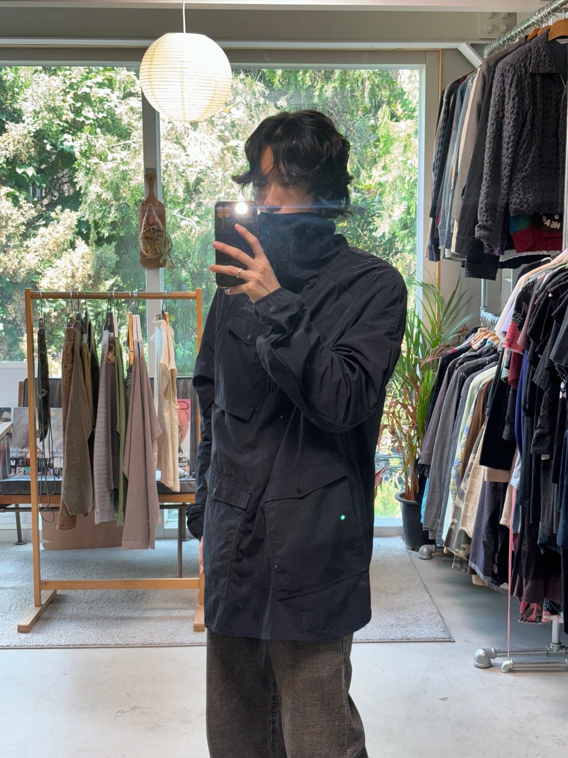 마하리시 하이넥 아노락 상품이미지1