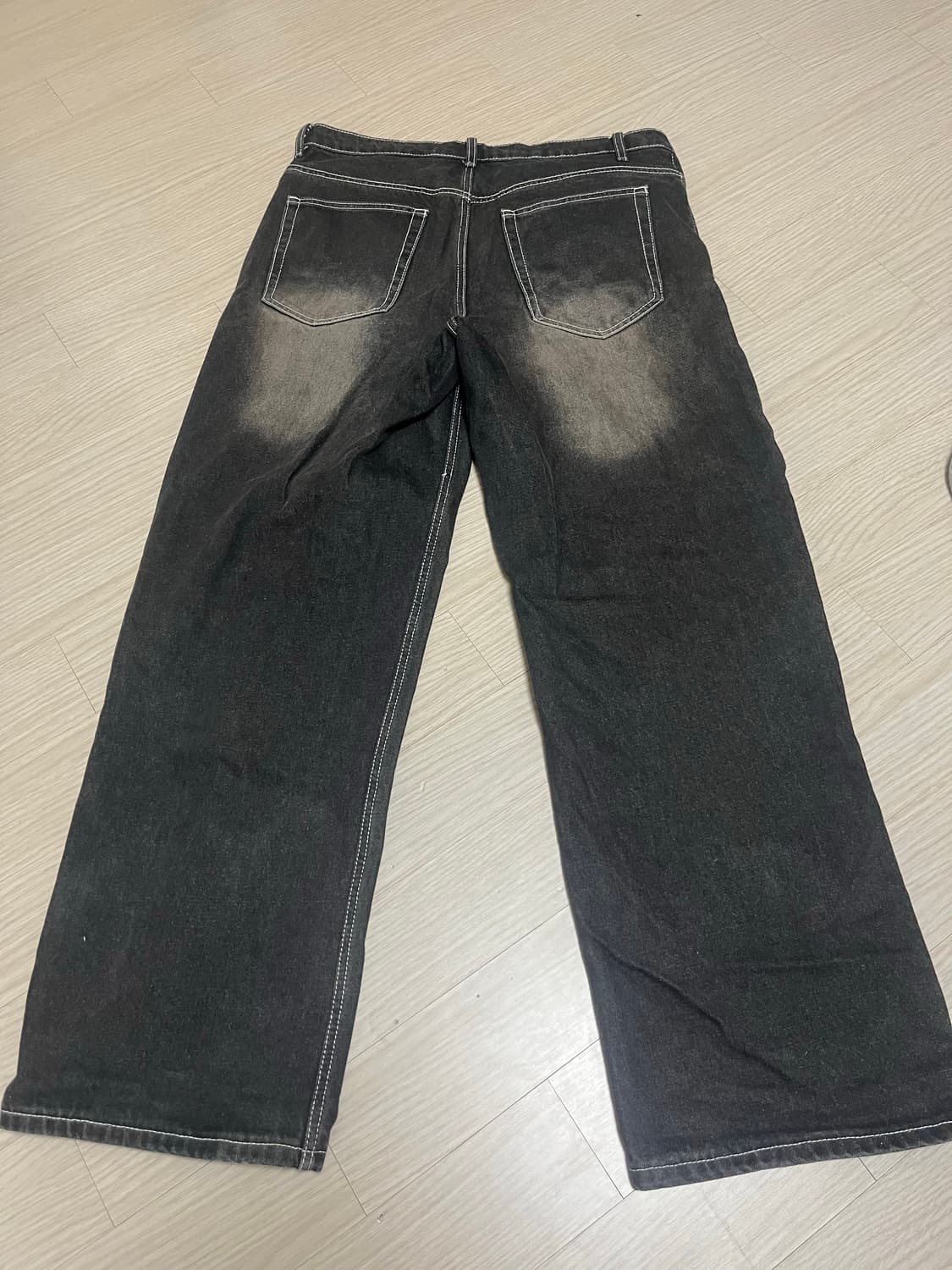 trillion 흑청 데님 팬츠 상품이미지2