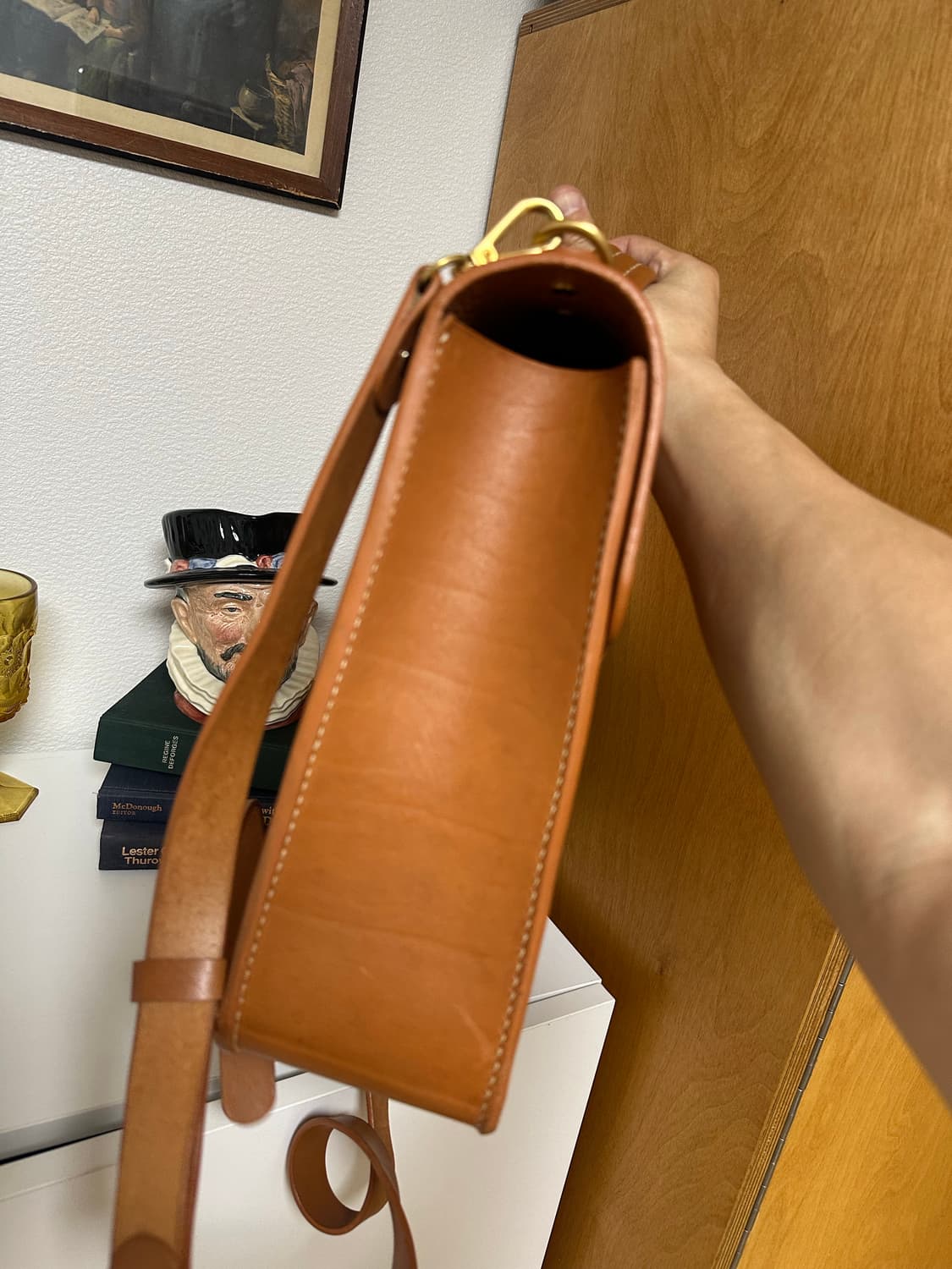 가죽 빈티지 서류가방 팝니다 상품이미지4