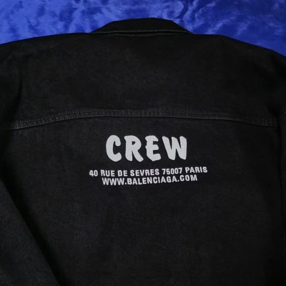 [44] 발렌시아가 크루 로고 데님 자켓 상품이미지2