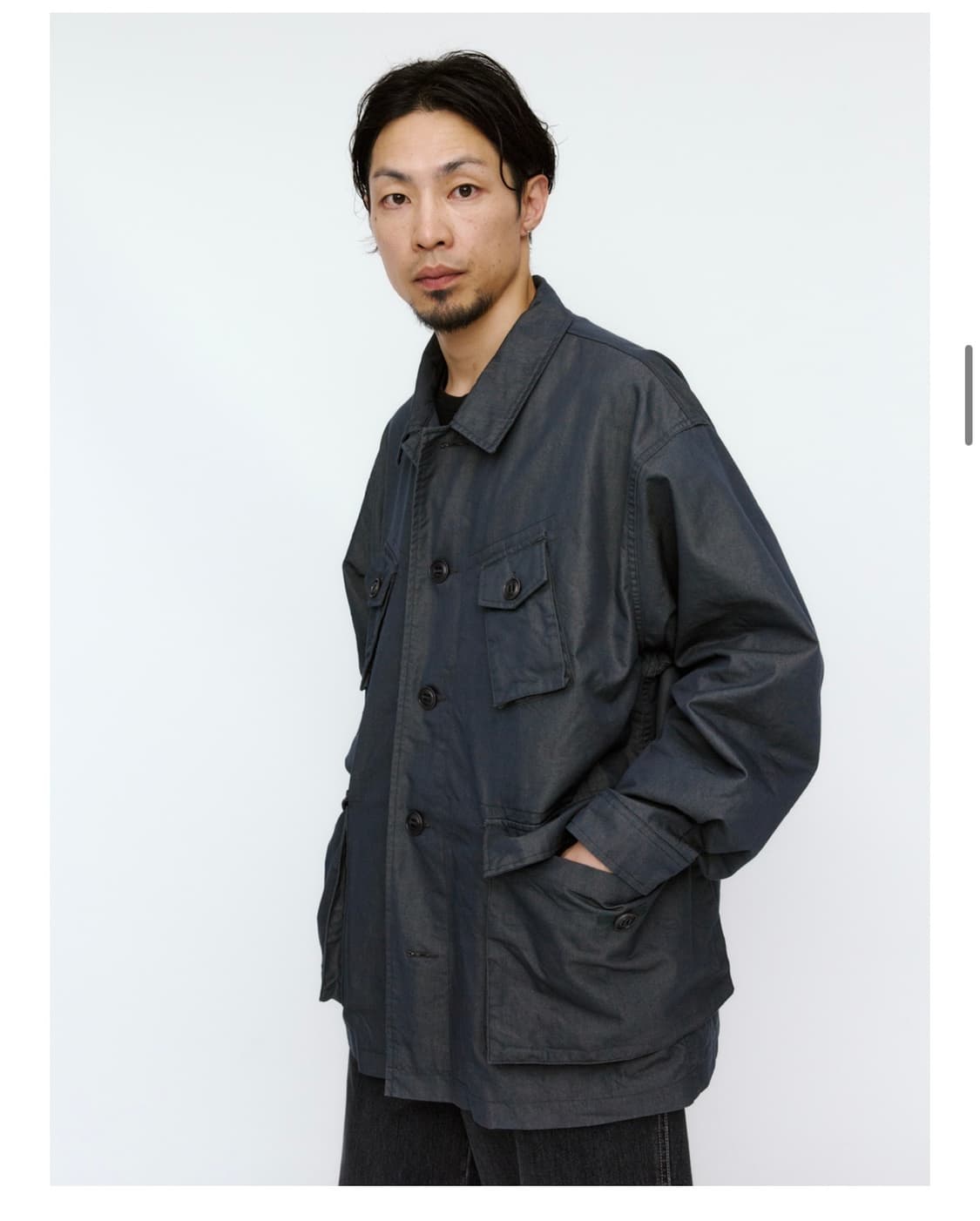 [새상품/3사이즈]네이더스 프론트맨 자켓(차콜 그레이) 상품이미지1